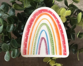 chalk rainbow sticker