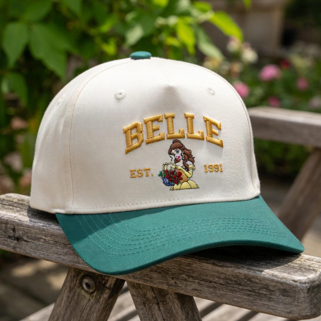 Disney Princess Embroidered Caps – Ariel, Cinderella, Snow White ...