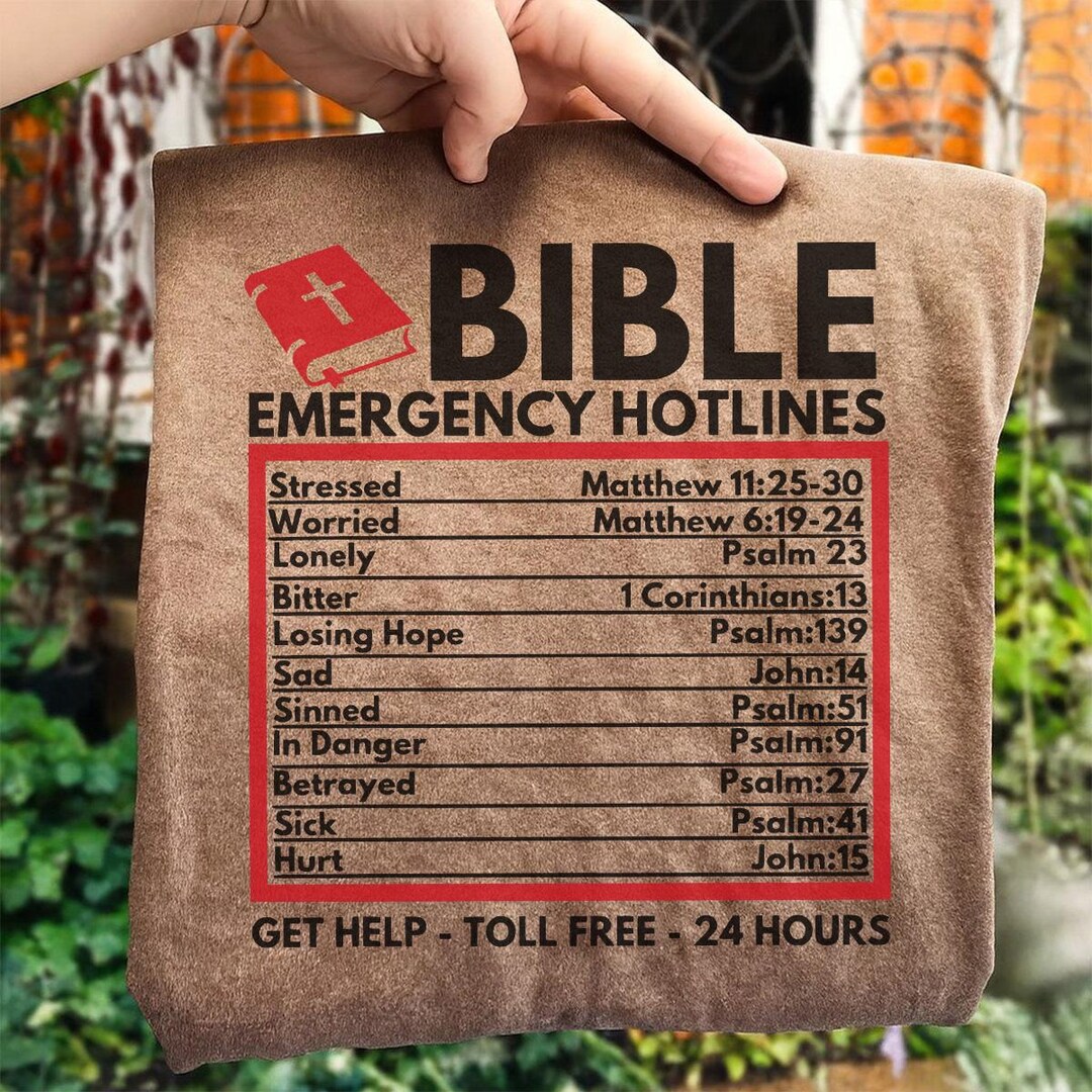 Emergency Scripture Magnets Bible Emergency Hotlines PNG, Christian Scripture Reference Clipart ...