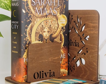 Personalized Night Book Stand - Gift For Booklover, Personalized Mom Gift, Mothers Day Gift