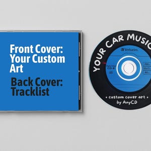 CD Mixtape personnalisé : compilation musicale personnalisée, bande originale de road trip
