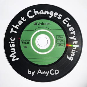 Envío gratis - CD Mixtape personalizado: disco compacto personalizado con diseño de vinilo clásico, música de Spotify en CD, regalo musical personalizado