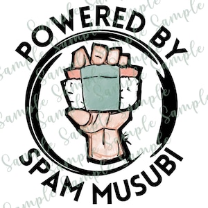 Powered by Spam Musubi Design SVG