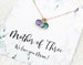 Mother Necklace | BEST SELLER | October Birthday | For Mother Grandmother | Birthstone Necklace | Mother of 1 ~ 7 | Message Card Choice 