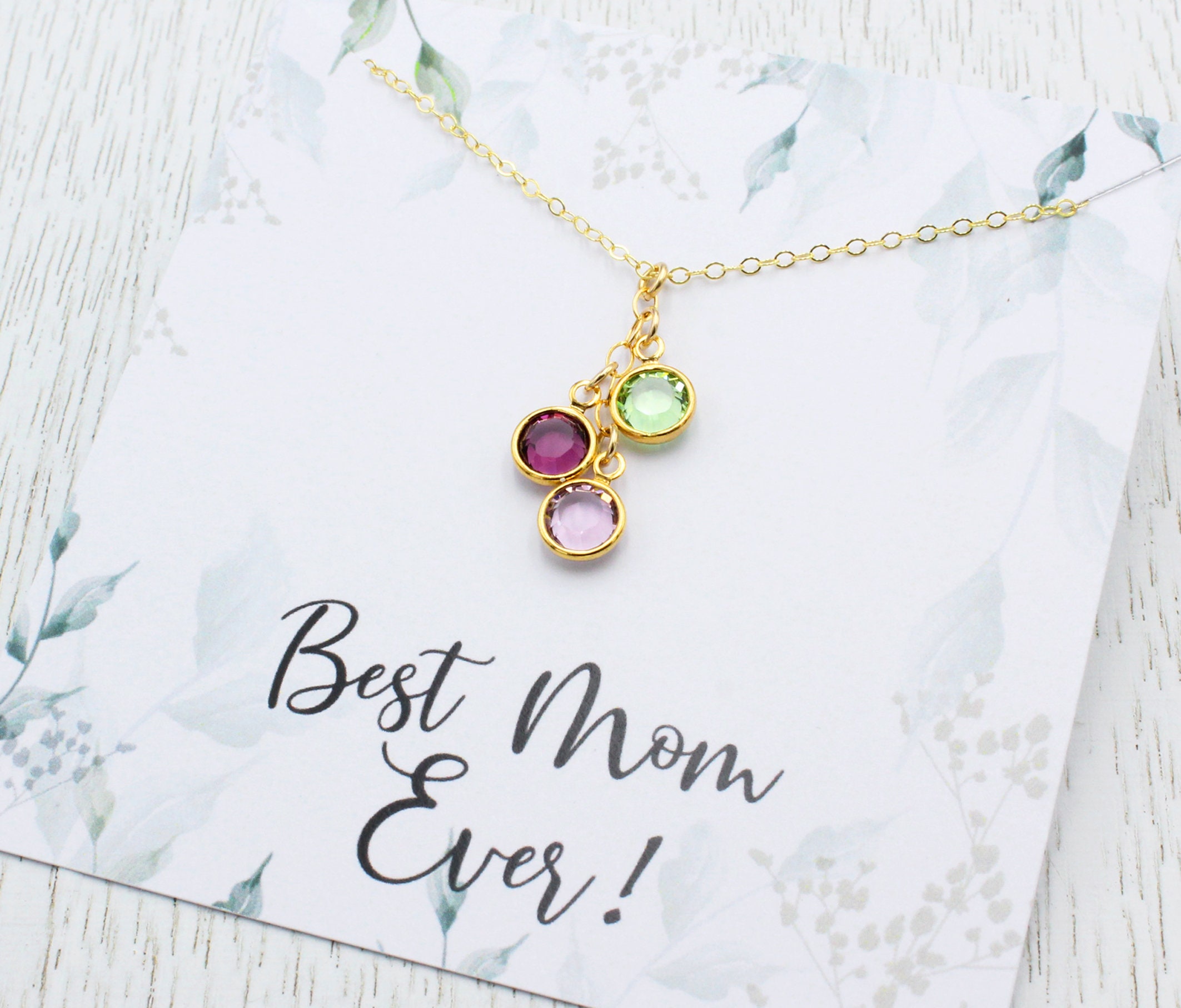 etsy mothers birthstone necklace 