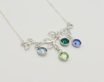 Mom Necklace Birthstone - Etsy