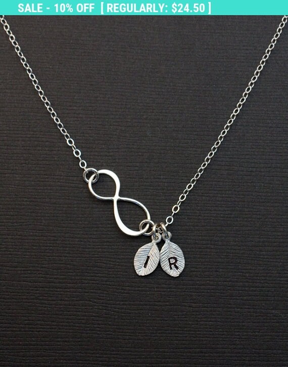 Items similar to HOLIDAY SALE Personalized Jewelry, Monogram Initial ...