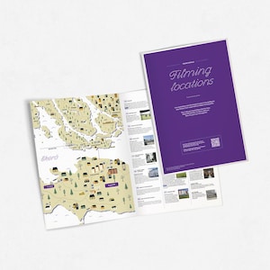 Mapa dos locais de filmagem dos Young Royals – mapa de viagem físico para fãs