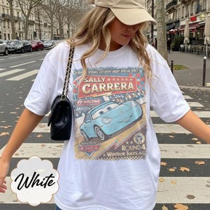 Vintage Radiator Springs Racing Shirt, Retro Lightning McQueen Custom Tee, Pixar Cars Winner Takes All Top, Disney Family Matching Gift image 8