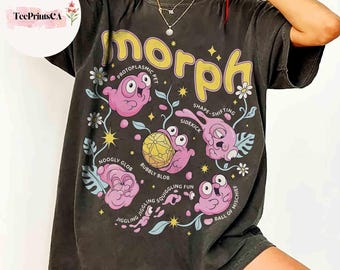 Camiseta Morph Treasure Planet, camiseta retro Morph Disney Sidekick, top estético de mascota protoplásmica, camiseta linda de Disney Vacation con forma de mancha cambiante