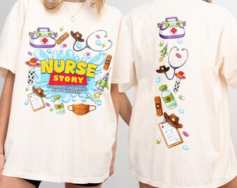 Nurse Story To Infinity And Beyond For Our Patients Shirt, Funny Nursing Lab Week Tee, Pediatric Nurse Gift, Registered Nurse Squad Top