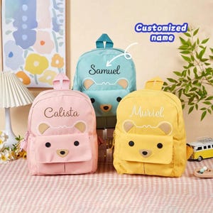 Personalized Kids Backpack, First Day of School Gift, Bag With Name, Toddler Backpack, Birthday Gift, Back to School Gift, School Bag