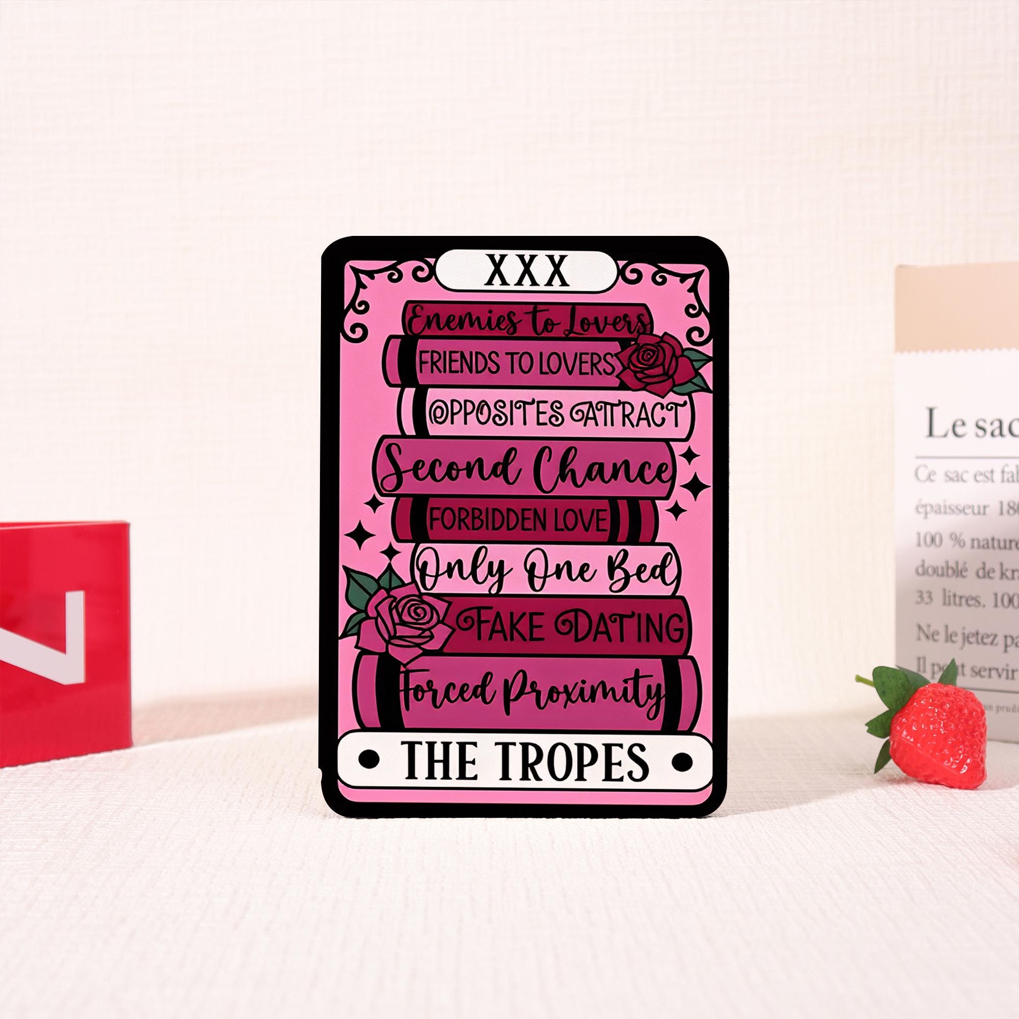 Romance Trope Book Art Kindle/Kobo Case - Stylish Protective Cover with Auto Wake/Sleep, Compatible with All Kindle Models