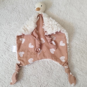 handmade duck goose comforter, personalized comforter, baby birth gift, soft and original mixed comforter