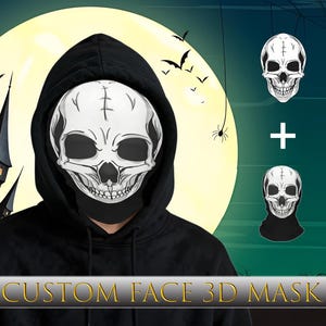 カスタムフェイス3Dマスク、カスタムフェイスバラクラバ、新郎への面白いプレゼント、独身パーティー＆フェスティバル用品