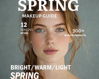 Spring Makeup Guide – Light, Warm & Bright Spring | Colour Analysis PDF