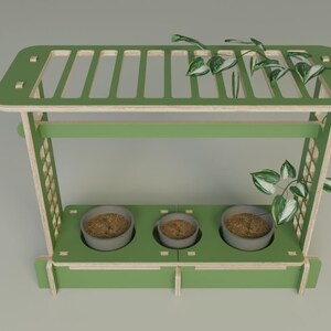 Indoor CNC Mini Plant Shelf - Mini Pergola DXF File – Flat Pack ...
