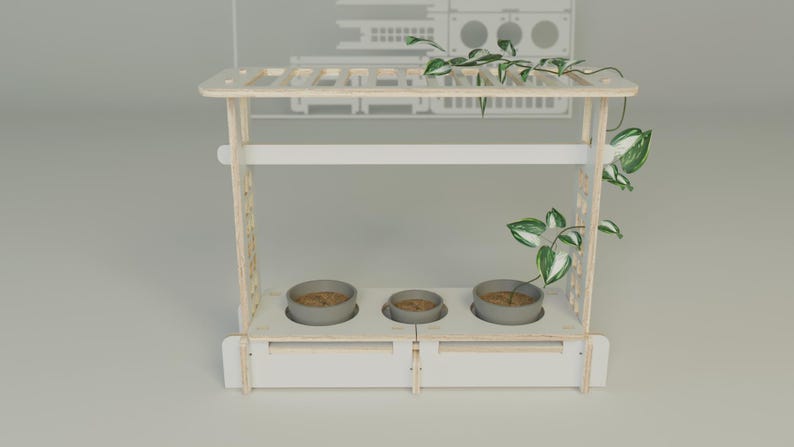 Indoor CNC Mini Plant Shelf - Mini Pergola DXF File – Flat Pack ...