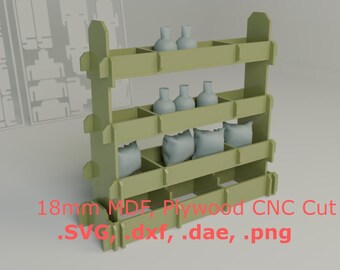 Indoor CNC Mini Plant Shelf - Mini Pergola DXF File – Flat Pack ...