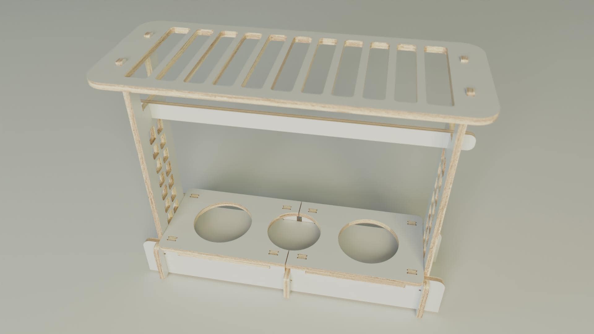 Indoor CNC Mini Plant Shelf - Mini Pergola DXF File – Flat Pack ...