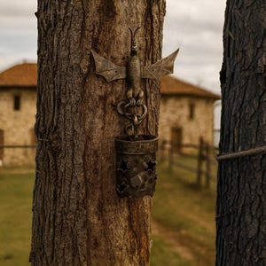 Hand Forged Dragon Wall Sconce Light Rustic Medieval Decor Iron Lantern Fantasy Gift Outdoor Castle Torch Gothic Wall Lamp Medieval Lights