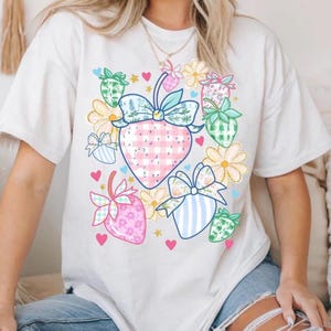 Boho Strawberry Coquette PNG, Preppy Strawberries Png, Strawberry Festival Png, Summer Strawberry Png, Floral Stawberry Png, Boho Summer Png