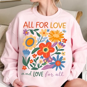 Alle Für Liebe, Liebe Für Alle, Png, LGBT Regenbogen, LGBT Png, Pride Month, Lesben, Regenbogen Png, Blumen, Regenbogen LGBT Pride Flagge, LGBTQ Shirt