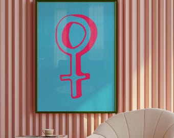Customizable Woman Venus Feminist Print Poster Only, Protest Art, Feminism Wall Decor, Social Justice Poster, Activism Art, Gender Equality