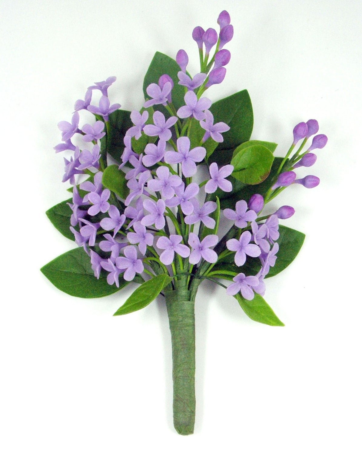 Handmade Miniature Polymer Clay Flowers Supplies Purple Lilac Etsy