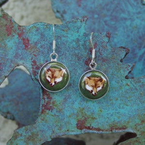 Fox Frame Earrings main image 1