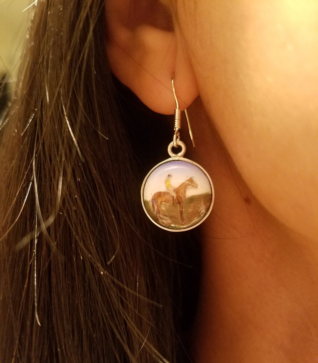 Keeneland Horse Earring