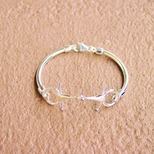 equestrian bangle bracelet