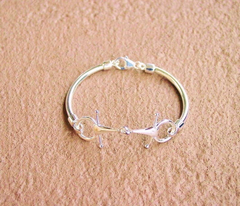 equestrian bangle bracelet