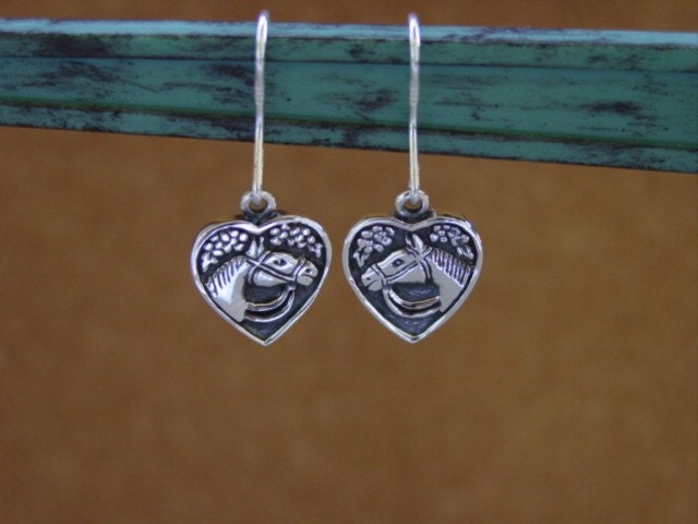 Orecchini a forma di cavallo, da donna, in argento Sterling 925, a ferro di cavallo, regalo per gli amanti dei cavalli, Argento sterling