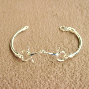 horse bit bangle bracelet