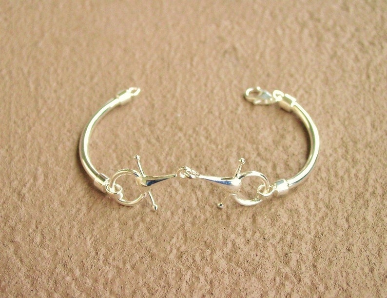horse bit bangle bracelet