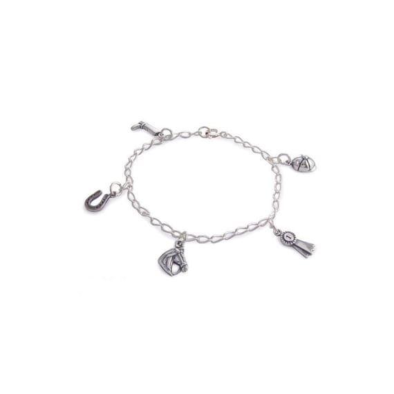 Equestrian charm bracelet best sale