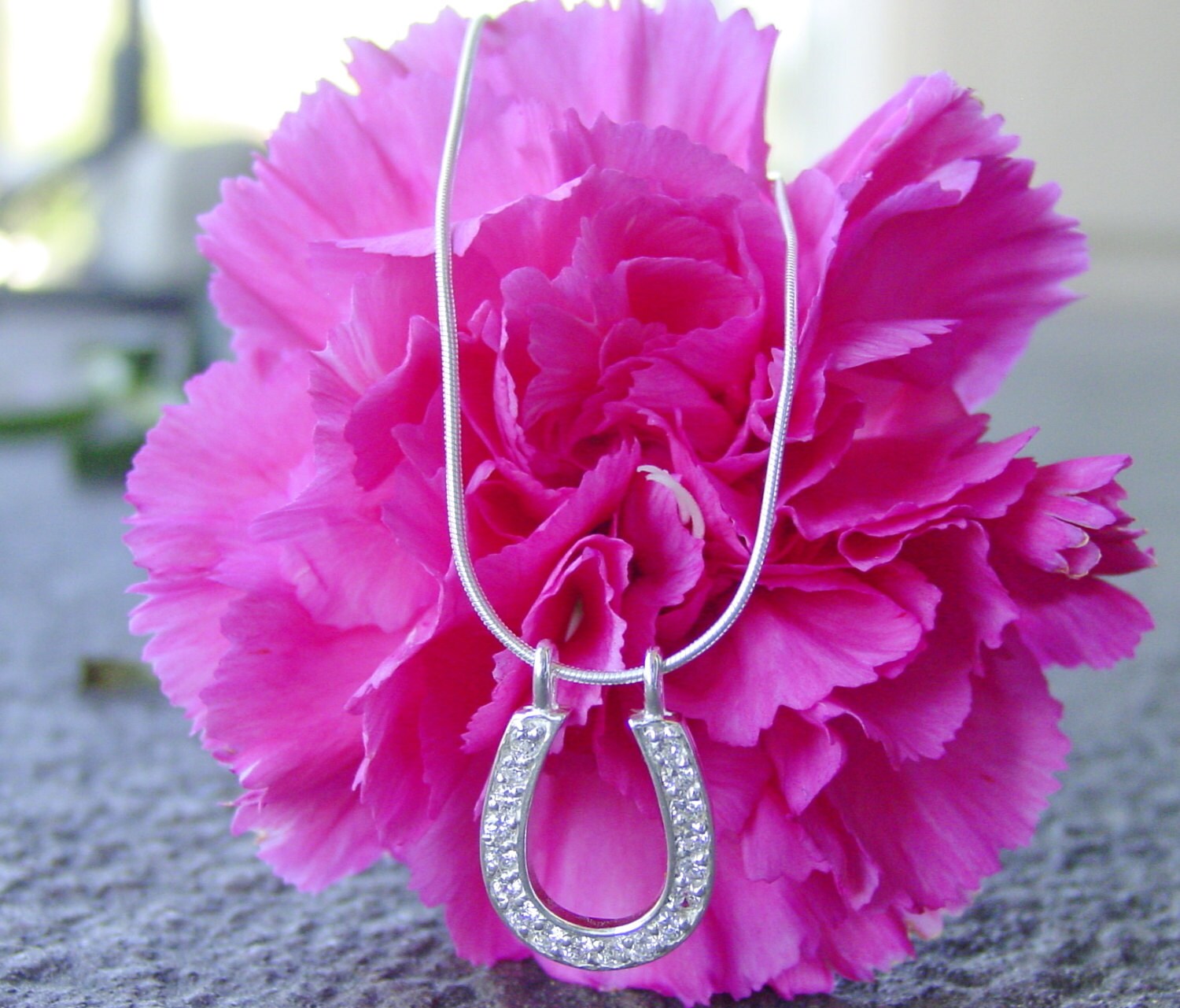 FABUNORA 925 Sterling Silver Cubic Zirconia Crystal Peacock Necklace