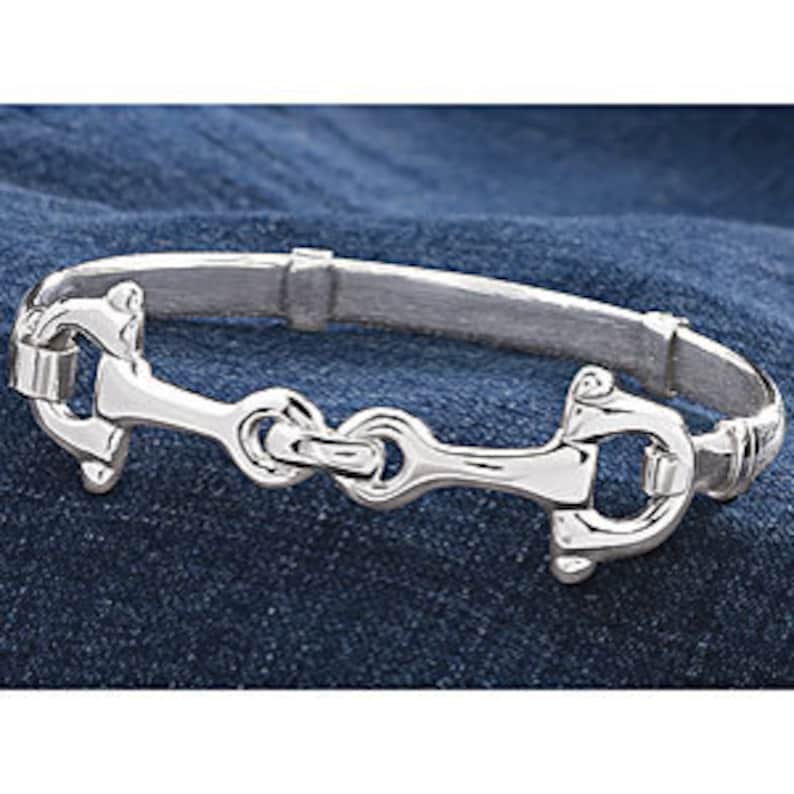 Equestrian Large Bit Bangle Horse Jewelry Gucci Style Etsy