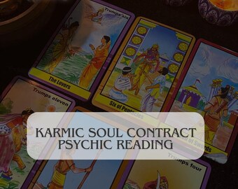 Karmische Seelenvertrag Tarot Legung | Psychisches Medium, Einblick in vergangene Leben
