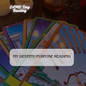Gepersonaliseerde Destiny & Purpose Tarot Reading - Wie ben ik? Levenspad, spirituele begeleiding, paranormale inzichten, intuïtief kaarten lezen op dezelfde dag