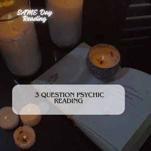 Same Day Psychic Tarot Reading: 3-Question Insight for Past, Present & Future – Love - Finances Guidance
