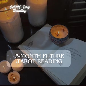 Tarotlegging van 3 maanden • Toekomstige inzichten over liefde, carrière en leven • Paranormale begeleiding voor duidelijkheid • Gepersonaliseerde tarotkaartlezing