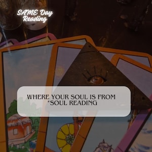 Lectura de tarot sobre el origen del alma: descubre de dónde proviene tu alma / Lectura psíquica de 3 preguntas con un 98 % de precisión / Amor el mismo día: información sobre finanzas
