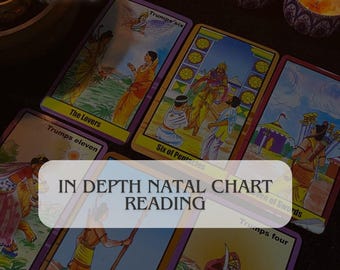 Analisi personalizzata del tema natale / Report astrologico + Previsioni d'amore per 1 anno (PDF)