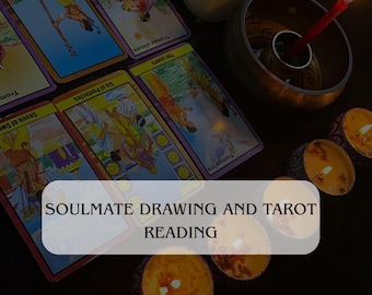 Same Day Soulmate Drawing & Tarot Reading | Personalized Psychic Portrait