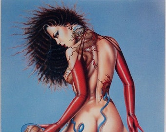 Cartão OLIVIA 1980 TATUAGEM DE DRAGÃO