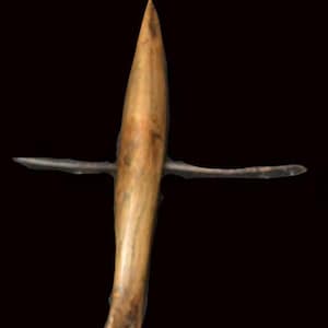 Old Fish Shaped Rice Harvest Tool
