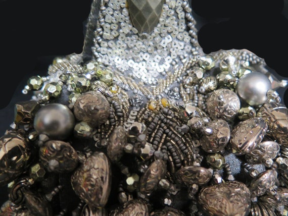 Little Clutch Handbag Covered With An Array Of Br… - image 4