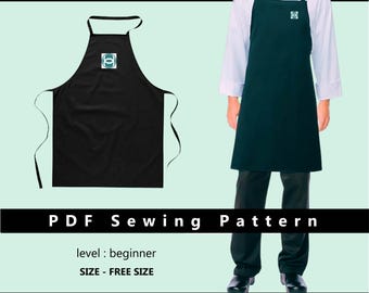 Eenvoudig slabbetje pdf-naaipatroon | Naaien voor beginners